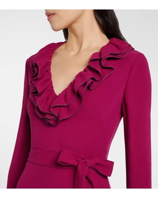 Abito Midi di Valentino in Purple