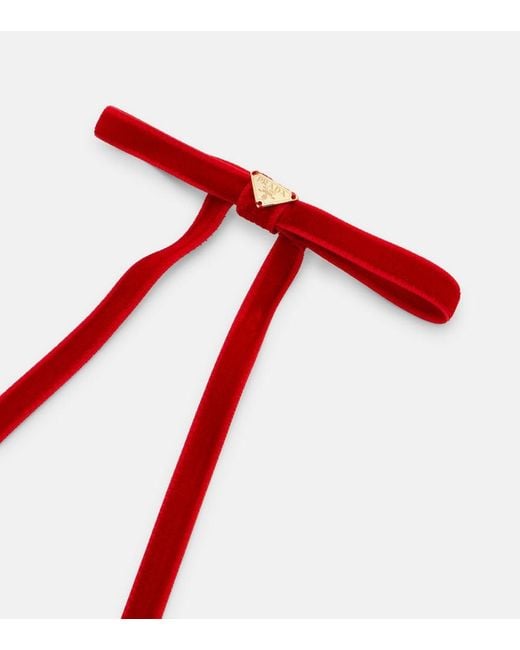 Fermacapelli di Prada in Red
