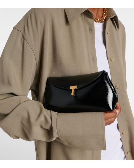 Clutch T-Lock Mini di Totême  in Black