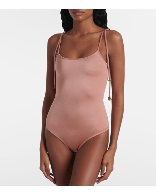 Chloé Pink Jersey Swimsuit