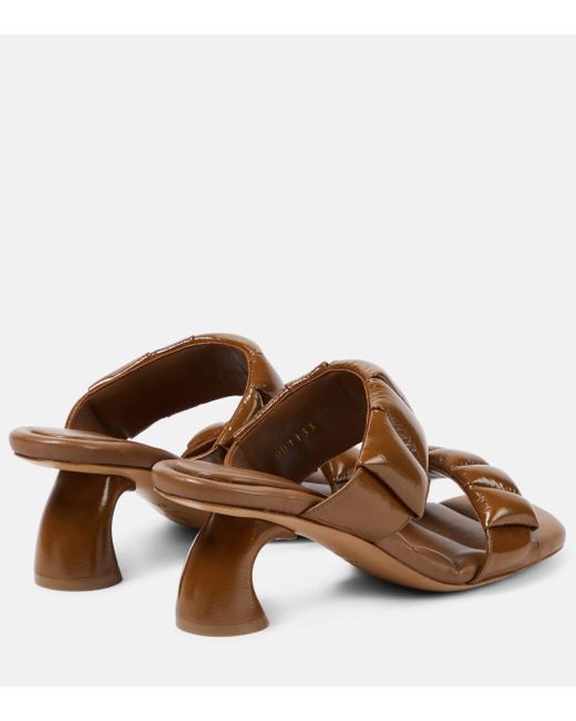 Dries Van Noten Brown Virgo 65 Leather Sandals