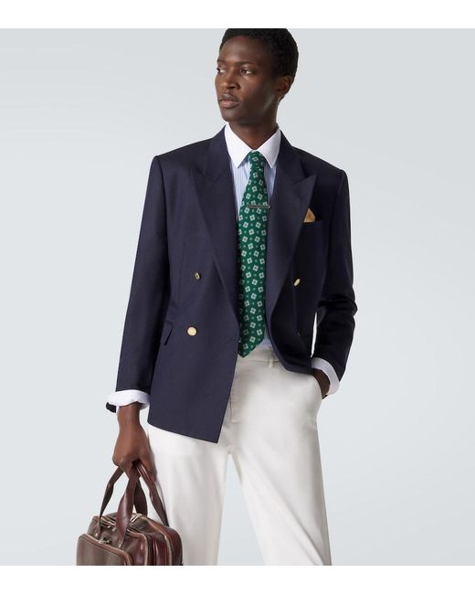 Cravatta di Dunhill in Green da Uomo