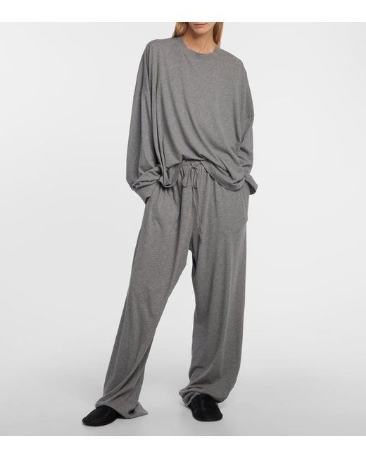 The Row Gray Jogginghose Lanuit Aus Baumwolle