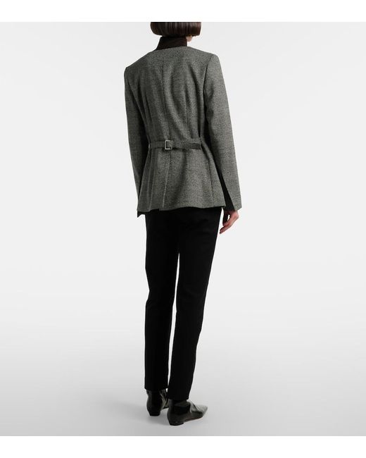 Joseph Blue Coleman Cotton-Blend Gabardine Slim Pants