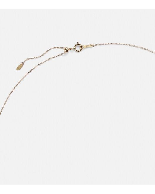 PERSÉE White Danae 18Kt Necklace With Diamonds