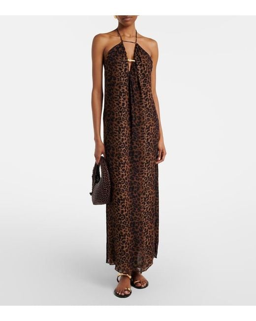 ViX Brown X Rosie Huntington-Whiteley Tammy Maxi Dress