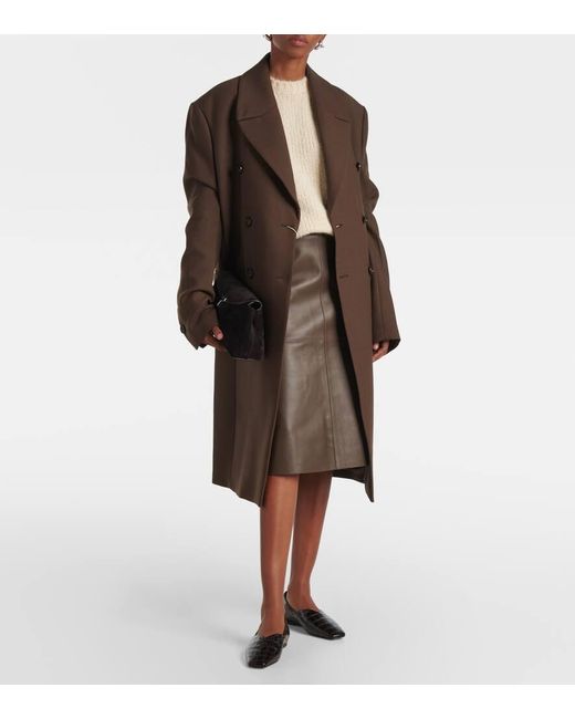 Totême  Brown Midirock Aus Leder
