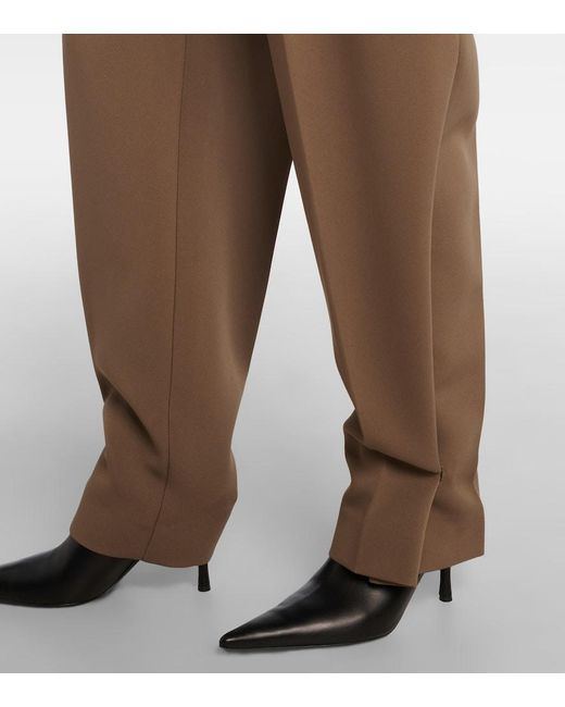 Pantaloni Doyer A Gamba Larga di Frankie Shop in Brown
