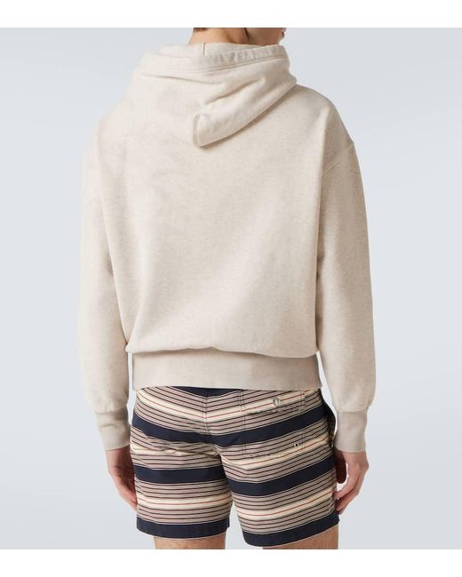 Sudadera Con Capucha De Algodon Prada de hombre de color White