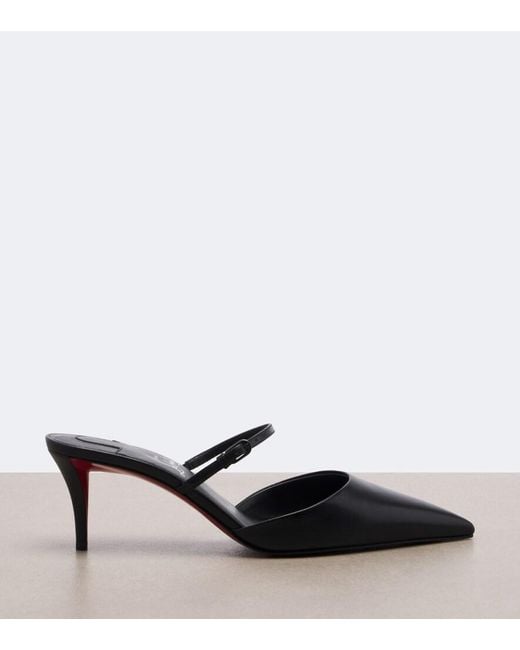 Christian Louboutin White Milena Leather Mules