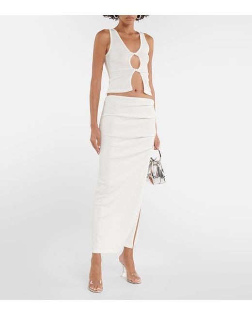 Top A Decoupes En Jersey Christopher Esber en coloris White