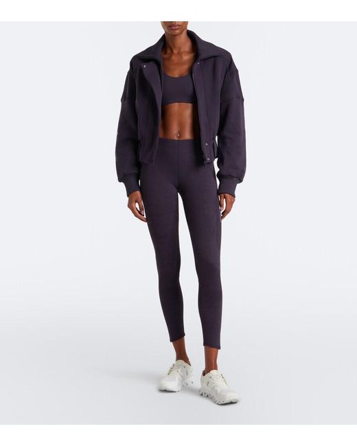 Adidas By Stella McCartney Blue Cotton-Blend Jacket