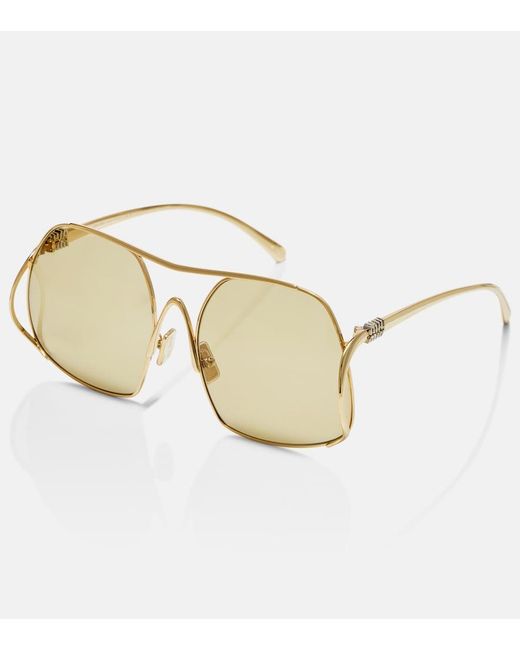Miu Miu Natural Miu Ombre Square Sunglasses