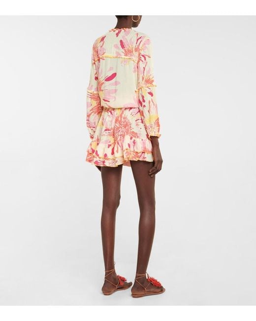 Poupette Pink Ilona Floral Minidress
