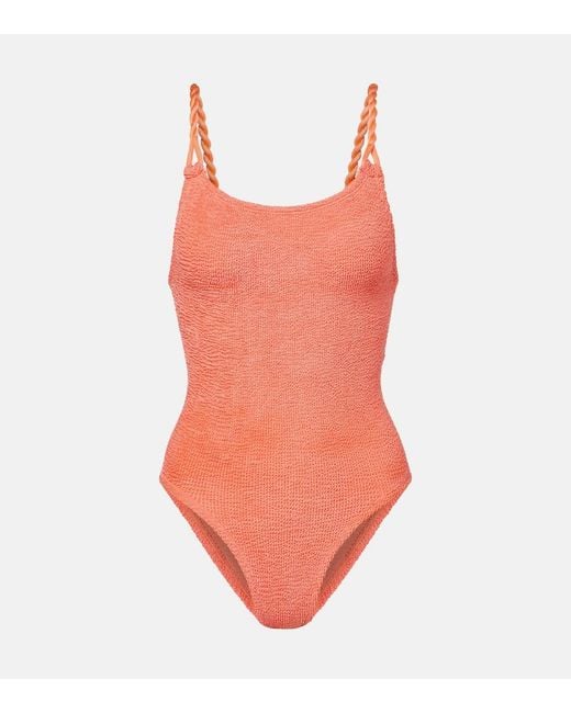Hunza G Orange Camille Swimsuit