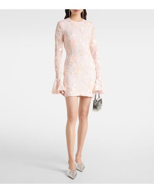 Robe Brodee En Resille ROTATE BIRGER CHRISTENSEN en coloris Pink
