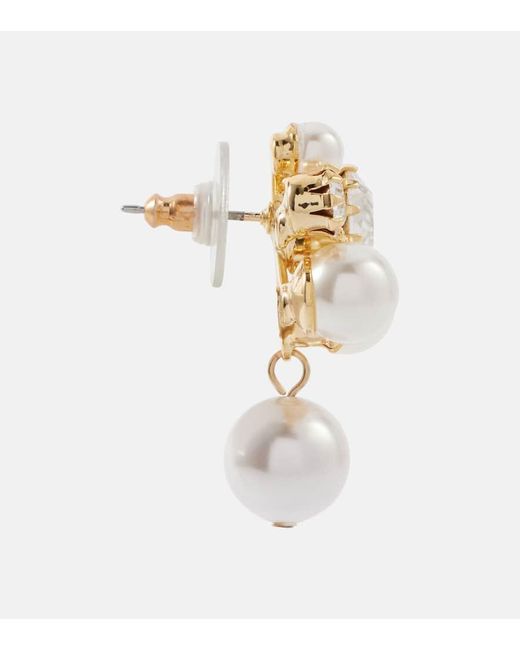 Orecchini Bristol Bagnati di Jennifer Behr in White