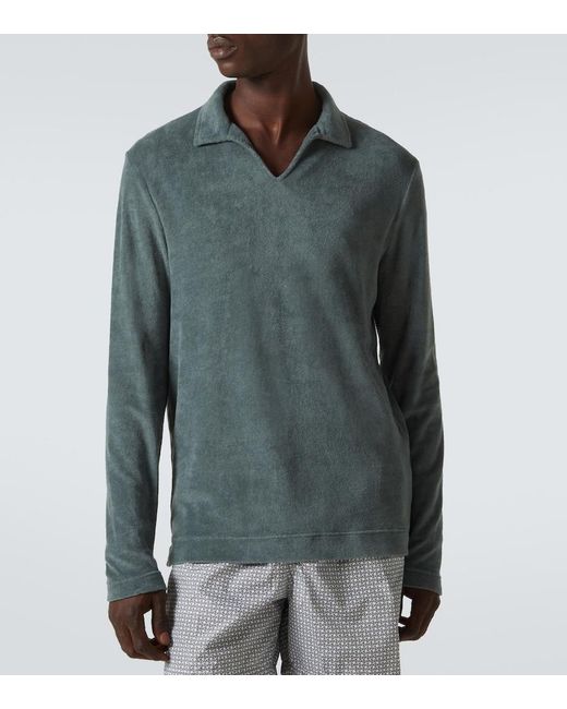 Polo Peter di Fedeli in Green da Uomo