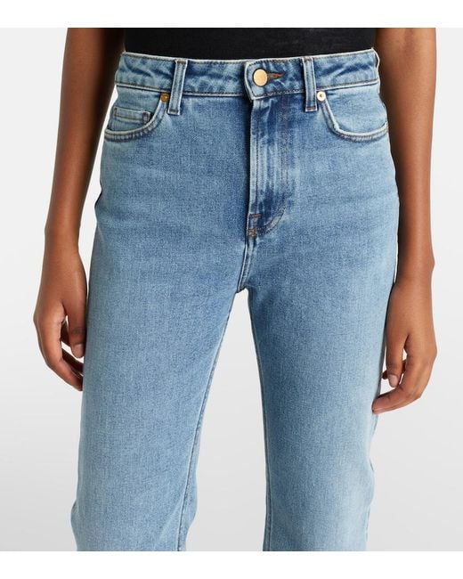 TOVE Blue Marlo Straight Jeans
