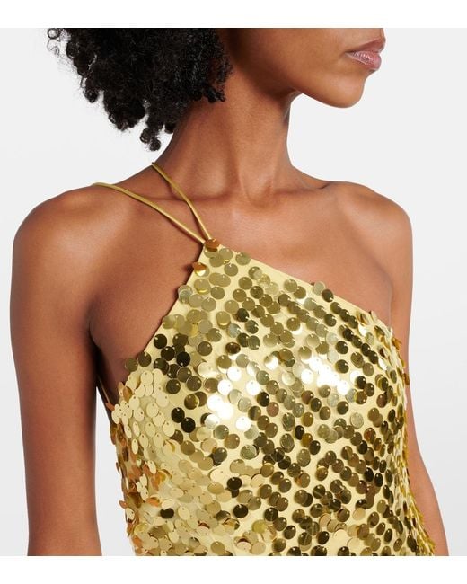 The Sei Metallic Sequined Gown
