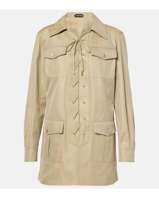 Tom Ford Natural Twill Blouse