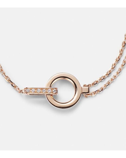 Repossi Metallic Berbere 18Kt Rose Bracelet With Diamonds
