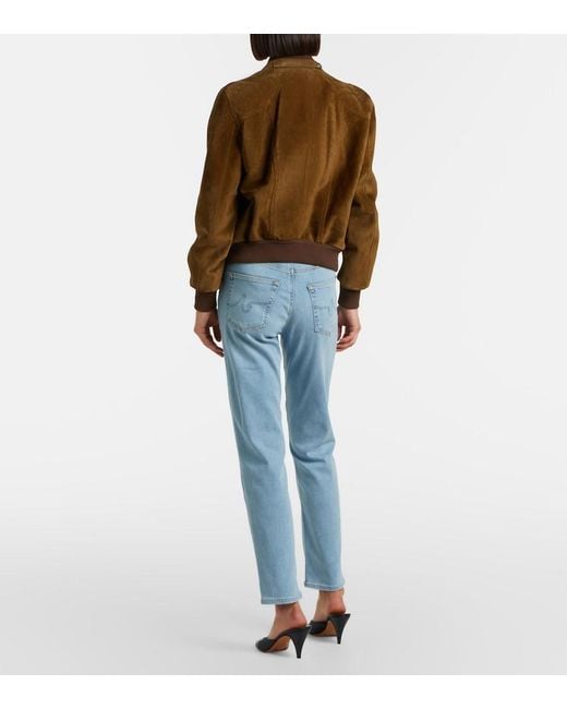 AG Jeans Blue Girlfriend Skinny Jeans