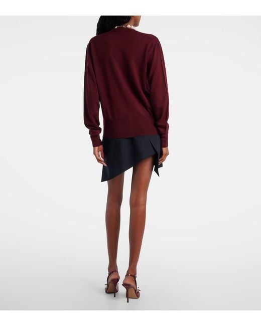 Cardigan Bea Orb De Lana Virgen Vivienne Westwood de color Purple