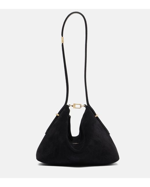 Totême Black Scoop Mini Leather Clutch