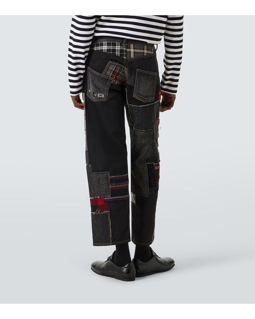 X Levi's Jeans Anchos Con Patchwork Junya Watanabe de hombre de color Black
