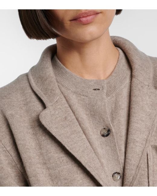 Jardin Des Orangers Natural Wool And Cashmere Blazer