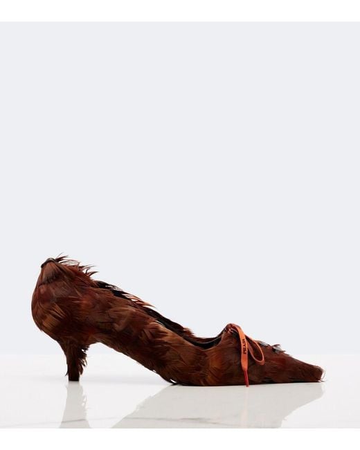 Pumps di Prada in Brown