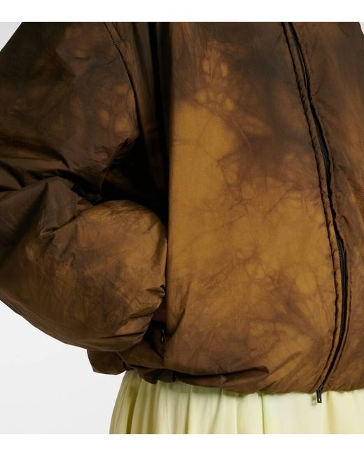 Chaqueta Acolchada Con Capucha Acne de color Brown