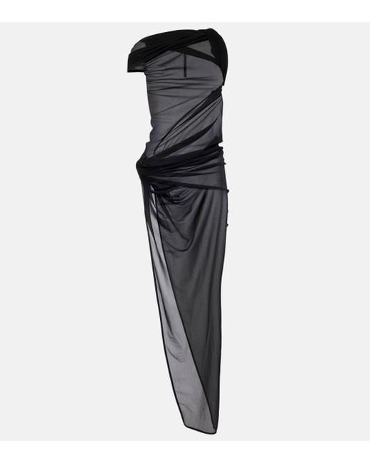 Robe longue Sienna Rick Owens en coloris Black