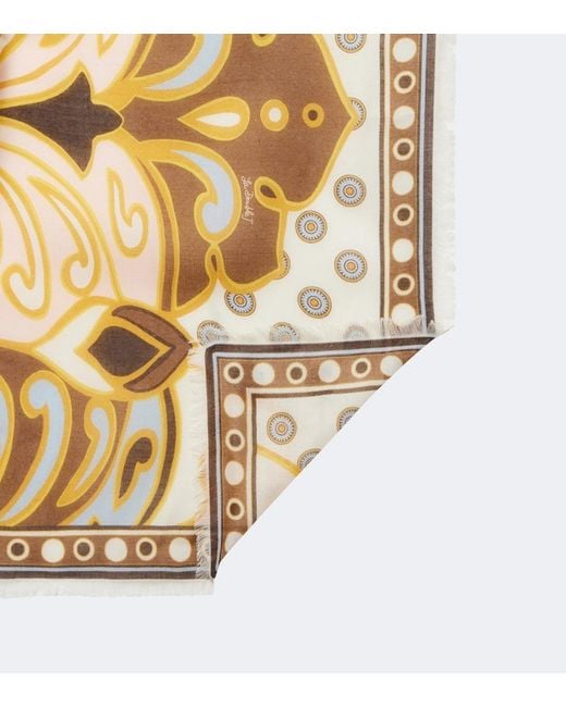 Sciarpa Con Stampa di LaDoubleJ in Metallic