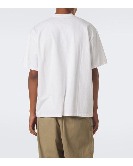 A.PRESSE White Cotton T-Shirt for men