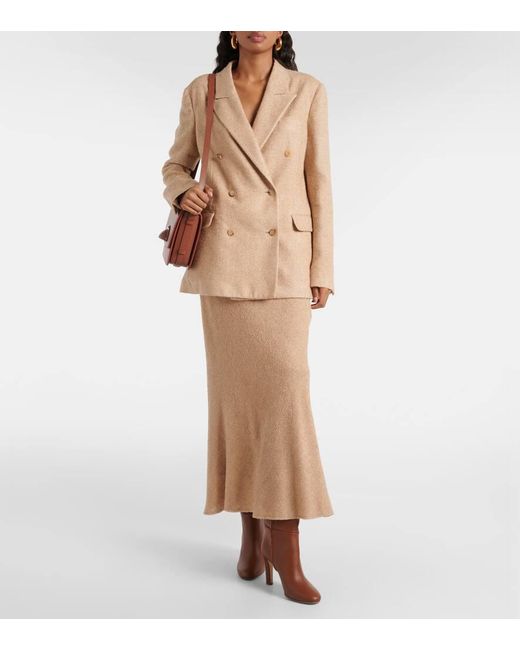Gabriela Hearst Natural Amergin Boucle Gauze Jacket