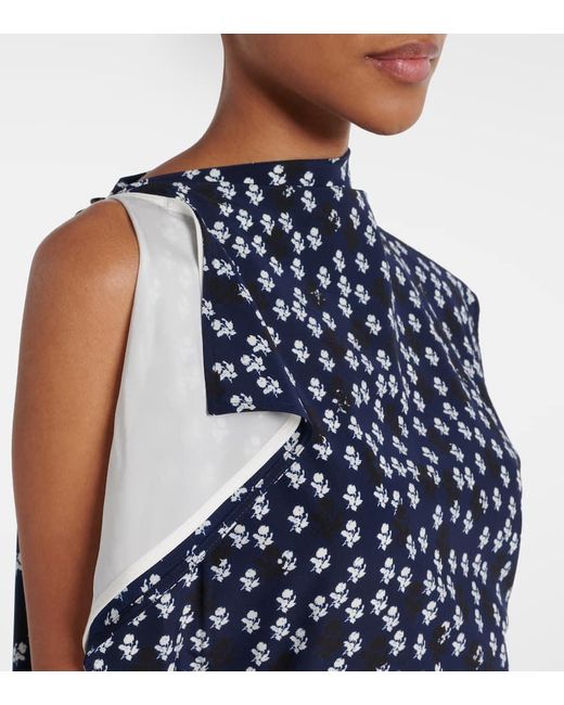 Proenza Schouler Blue Maxikleid Devyn