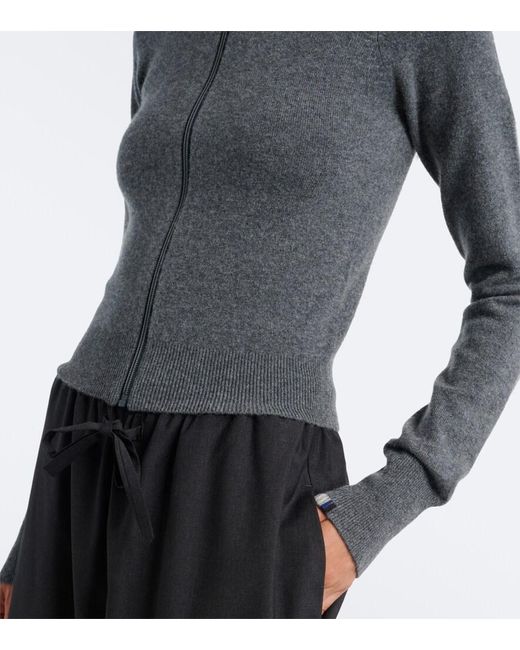 Extreme Cashmere Blue N°494 Tangerine Cashmere-Blend Cardigan