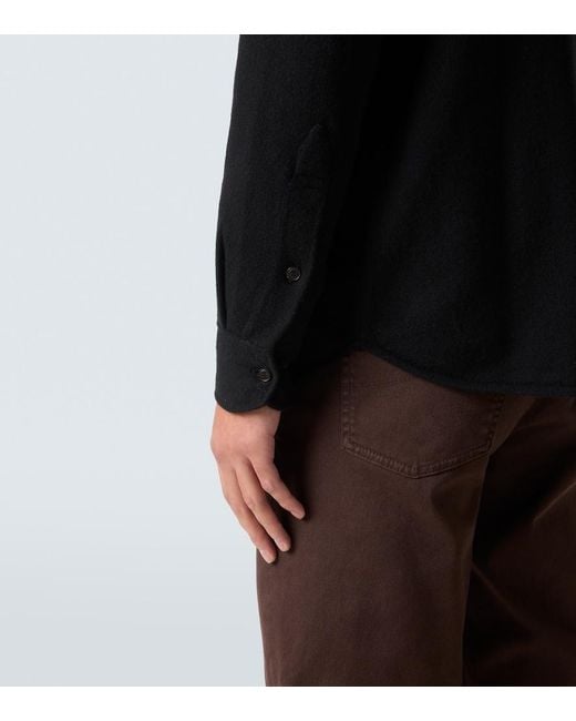 Polo di Brunello Cucinelli in Black da Uomo