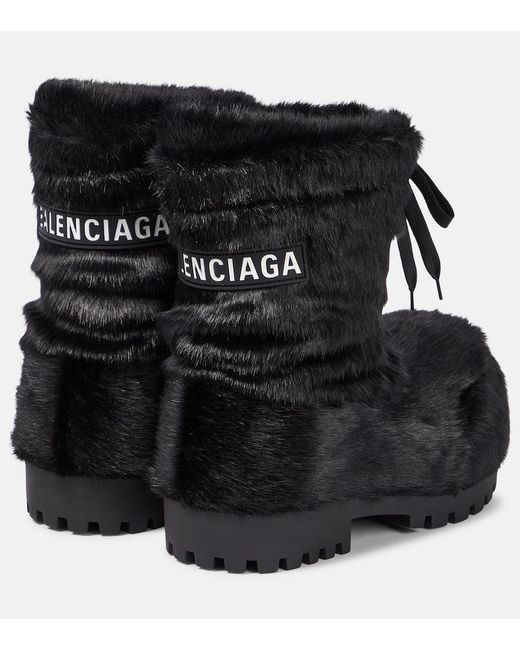 Balenciaga 'skiwear' Collection Snow Boots, in Black | Lyst