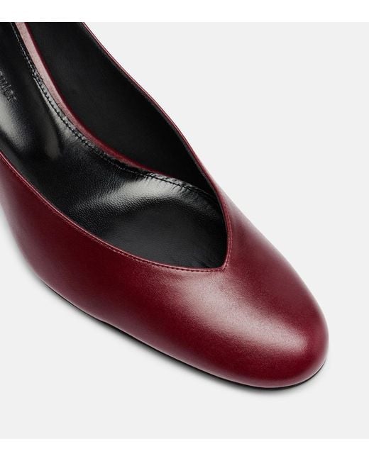 Proenza Schouler Red Uma Leather Pumps