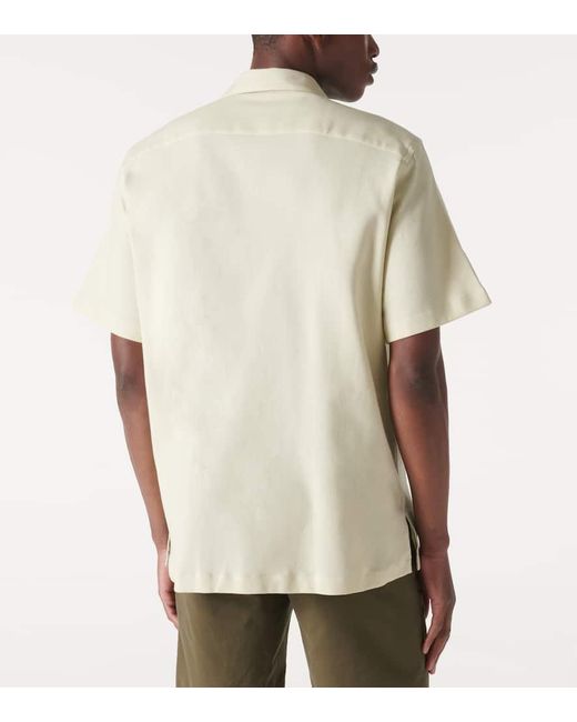 Camisa Tindaro de algodon Loro Piana de hombre de color Natural