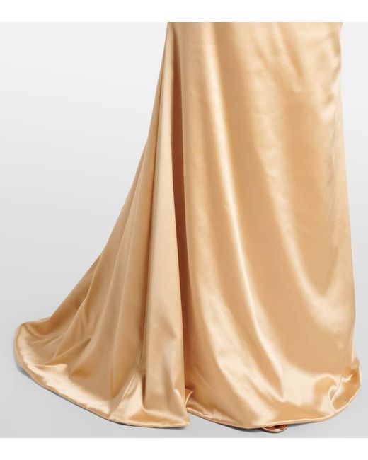 Vivienne Westwood Natural Robe Nova Cora Aus Satin