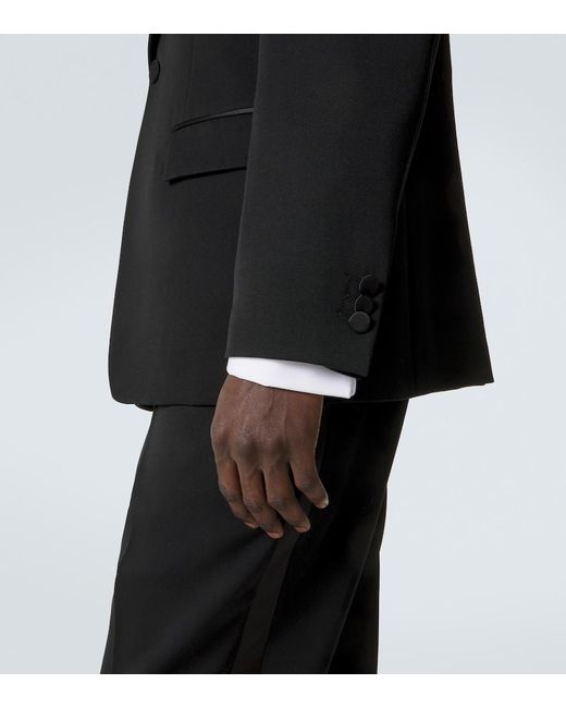 Burberry Black Wool Tuxedo Jacket for men