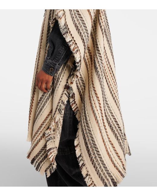 Isabel Marant Natural Poncho Iseline