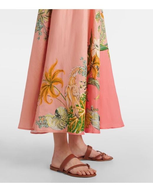 Abito Lungo di ALÉMAIS in Red