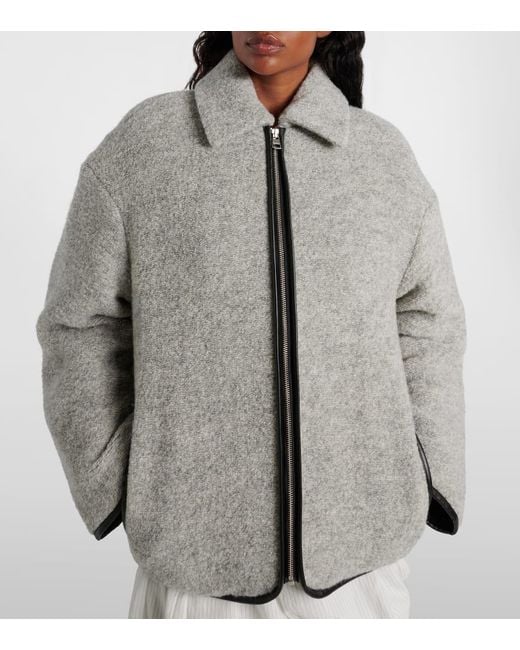 J.W. Anderson Gray Jacke Aus Einem Wollgemisch