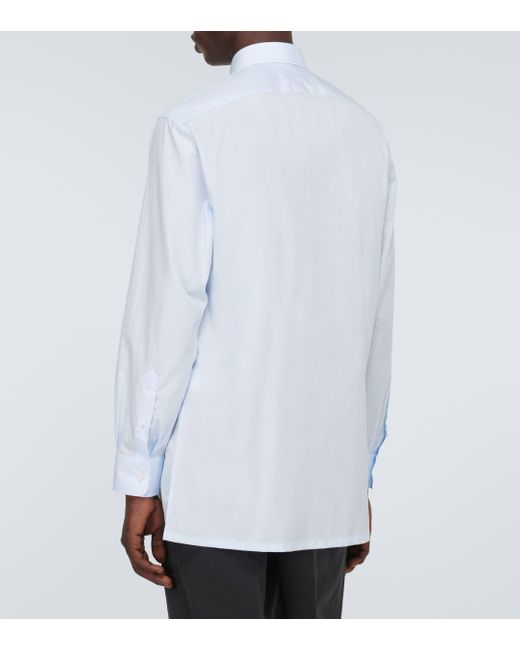 Chemise Oxford en coton Loro Piana pour homme en coloris White