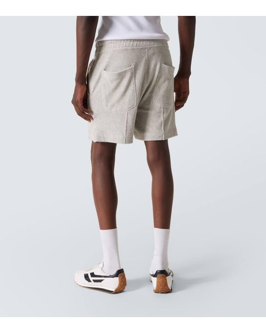 Shorts En Mezcla De Algodon Tom Ford de hombre de color White